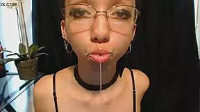 can you handle this petite teen drooling over nude lipstick