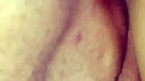 horny blonde fingers wet pussy to squirting orgasm!