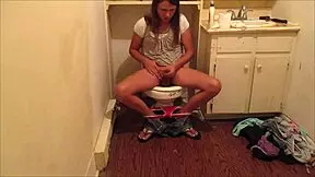 Blasting Hot Cum in a Friend’s Bathroom During an Intense Hidden Cam Session.