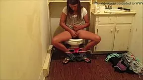 Blasting Hot Cum in a Friend’s Bathroom During an Intense Hidden Cam Session.