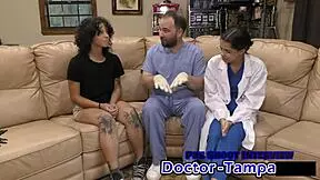 hey dr tampa, check nicole luvas during her first gyno exam.