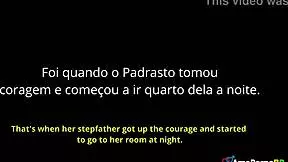teen percebe pau do padrasto ficando duro com ela mais que com ex-esposa