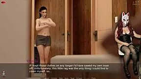 Ms. Denvers in episode 58, slipping into bed with a hot teacher for some fun.