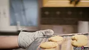 Dirty Stepdaughter's Big Tits Mature Fucking