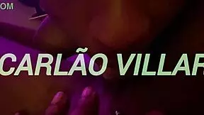 a young brunette girl enjoys oral pleasure in a private session