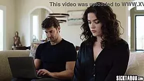 latina victoria voxxx calls a troubleshooter and a guy helps her with her tight issue.