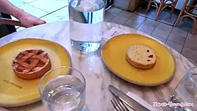 Exciting color splash shower sex turns wild in Athens vlog