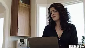 latina victoria voxxx calls a troubleshooter and a guy helps her with her tight issue.