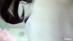 close-up view of a shaved area dripping in a homemade setting