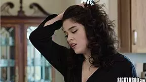 latina victoria voxxx calls a troubleshooter and a guy helps her with her tight issue.