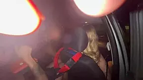 bisexual teen lesbians do anal assfucking in shopping parking lot