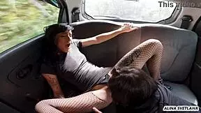 My first porn scene was fucking a big dick in the car, feeling wet and rough.