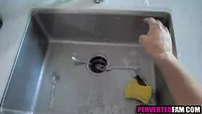 Hardcore Blonde Step Sister Blows And Footjobs Step Brother!