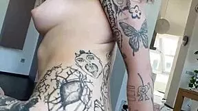 i caught my lingerie model masturbating on set, leading to pov anal sex vertical