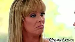 Milf and stepdaughter share a relaxing massage session together