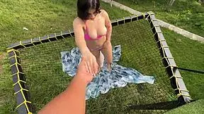 I get surprised fucking my stepbrother in public