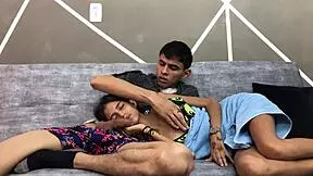 Stepsister stuck in tight squeeze