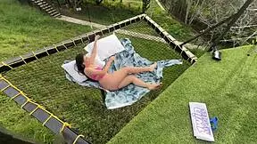 I get surprised fucking my stepbrother in public