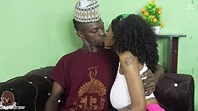 Can Alhaji Resist the Big Boobs Neighbor's Petite Waist and Monster Cock?