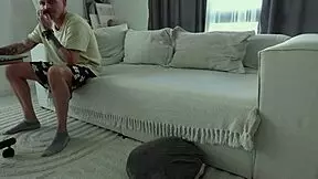 Beautiful 18-year-old girl has big cock action without stepdaddy