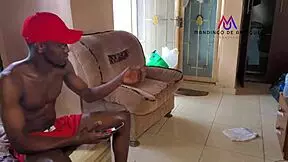 Ever seen a horny teen housemaid ride her stepbrother's big black cock like that?