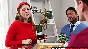 Stepdad seduces teen on Xmas