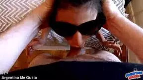 Incredible Ass Latina Teen Gets Cum In Glasses After Ass To Mouth.