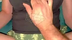 busty 18 yo ivy jewelz relaxes on the couch while getting filmed on phone