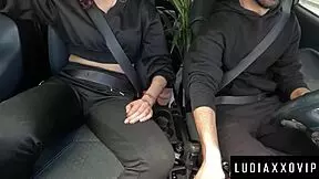 Shy Teen Finger Fucked By Her Stepdad While Driving!