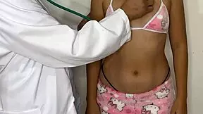 A devoted housewife gets it on with her husband’s doctor in the hospital