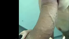 novinha boldly sucking cock for intense cumshot blowjob