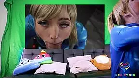 Slutty Cosplay Girl in Costume Takes Rough Monster Cock Pounding in Hardcore Scene.