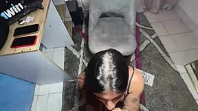 Passionately riding my stepbrother before the visit