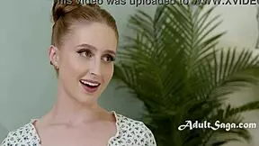 measure twice, lick once with these petite lesbians in a hot threesome