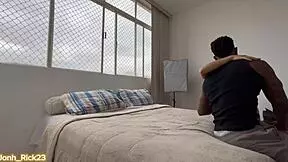 Wow, this negao pounds the magrinha's wet pussy so hard, making it gape huge!