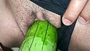 The cuckold wife devours the painter's huge cock