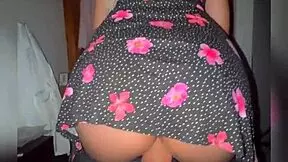 Nalgotas bounces on a huge cock as the young Mexican girl rides her new boyfriend's big Mexican dick in a homemade video