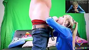 Slutty Cosplay Girl in Costume Takes Rough Monster Cock Pounding in Hardcore Scene.