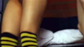 The Cheating Boyfriend And His Best Friend Exchange Soft Caresses In The Cinema With His Cute Teen Girlfriend.