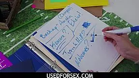 Girlfriend doesn't care who's fucking her hard!