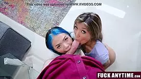 Stepmom Gave Me Stepsisters Clara and Paisley to Fuck