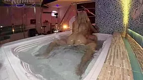 fucking colombian latina in jacuzzi shower, cumming in her pussy under water during sensual bath