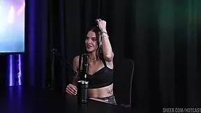 Brazilian Debora Andrade Fucks in Lingerie for Hot Cast Parte 3 on Sheer Red