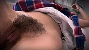 Stepdad, why are you touching my hairy wet pussy under my skirt?