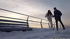 Casual Teen 18+ Emily C Gets Creamed After Intense Table Pussy Lick