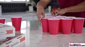 Sexwithsis: Max Commands Big Dick Stepbro To Fuck Latina Teen Stepsister Angel Gostosa In Costumes.