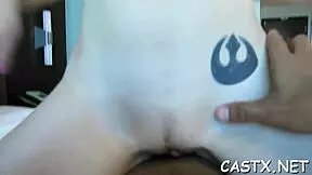 Young girl gets her throat fucked