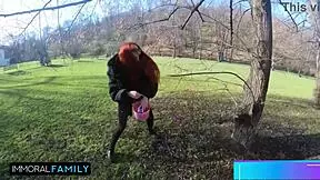 I love how Katy and Mia get cunts stuffed in taboo egg hunt