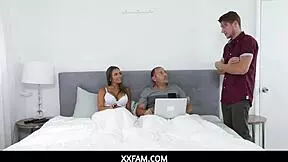 xxfam stepmom havana bleu gets nailed while old man watches