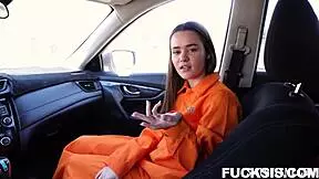 Trinity Olsen’s hardcore encounter with David Lee in prison setting